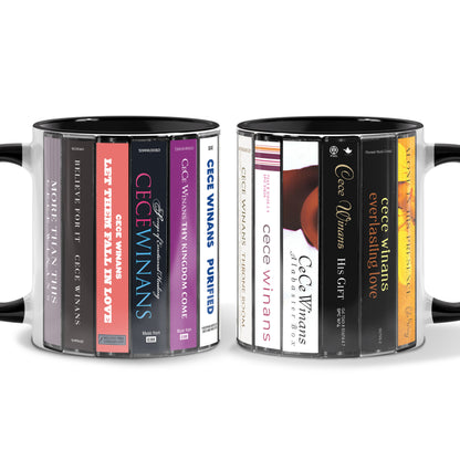 CeCe Winans Albums Cassette Collection Retro Accent Mug