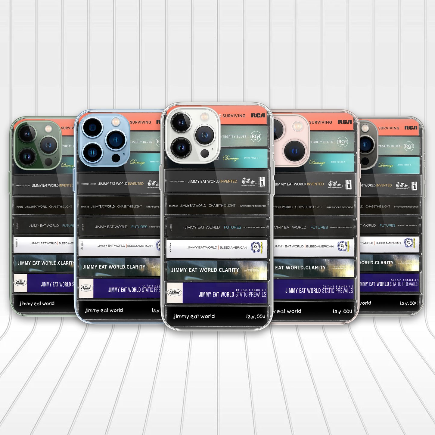 Jimmy Eat World Albums Cassette Collection Retro Phone Case