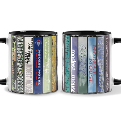 Modest Mouse Albums Cover Collection Retro Accent Mug