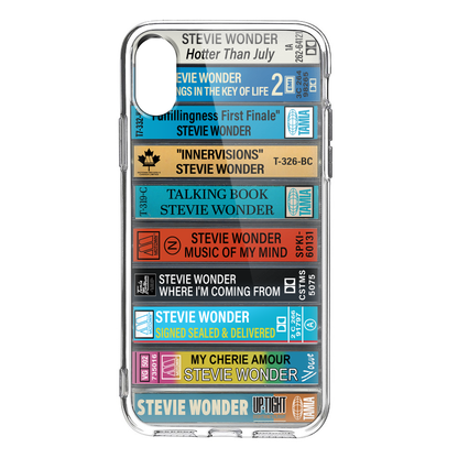 Stevie Wonder Albums Cassette Collection Retro Phone Case