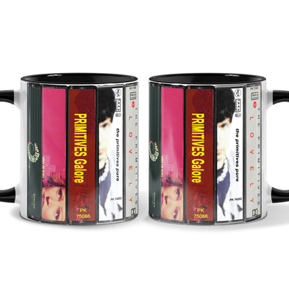 The Primitives Albums Cassette Collection Retro Accent Mug