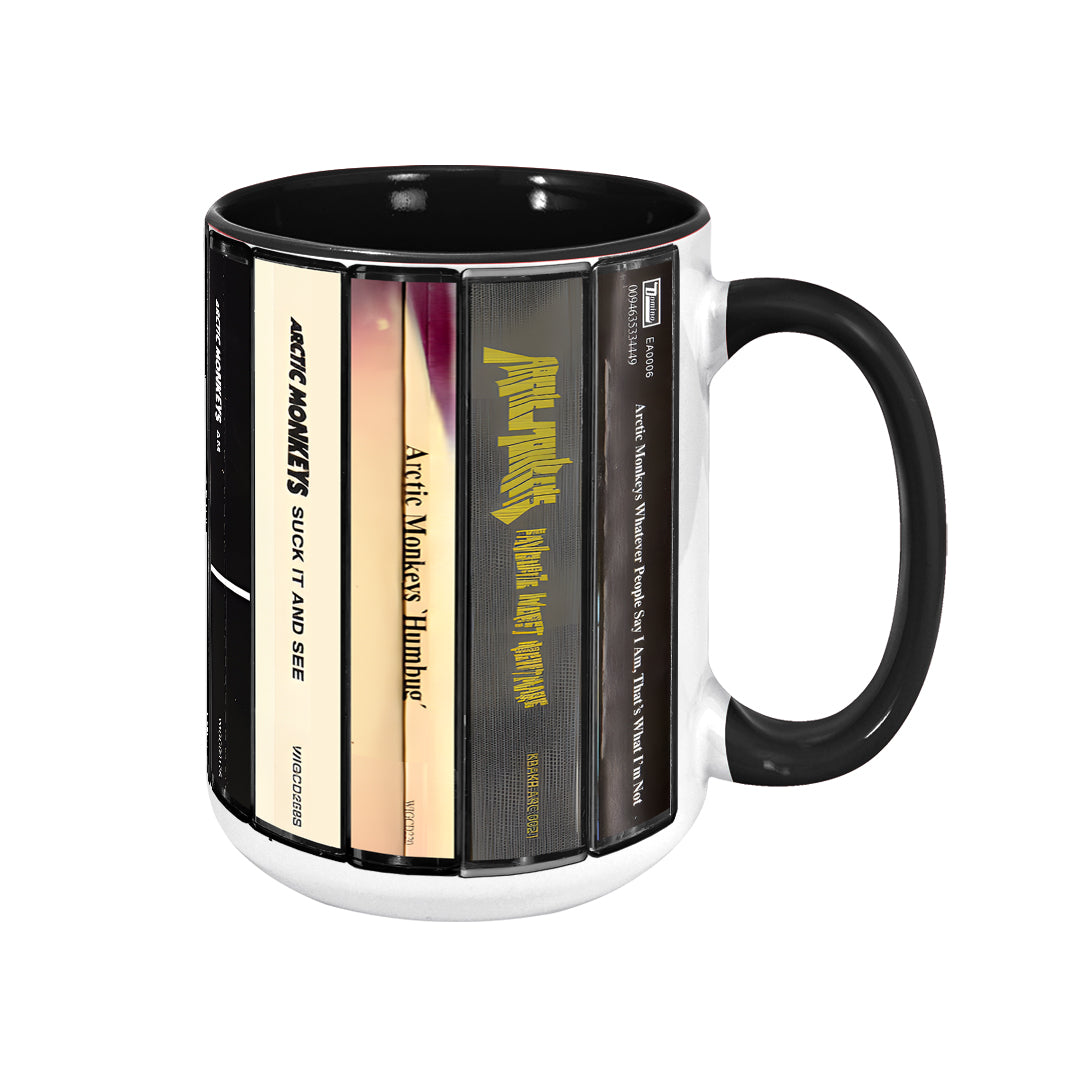 Arctic Monkeys Albums Retro Cassette Collection Accent Mug