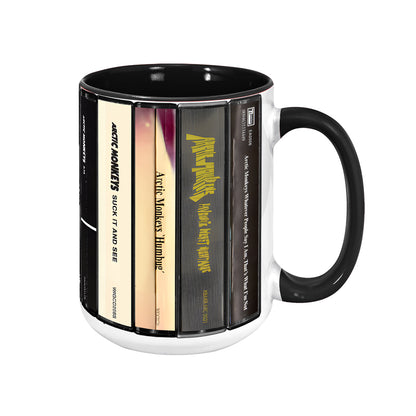 Arctic Monkeys Albums Retro Cassette Collection Accent Mug