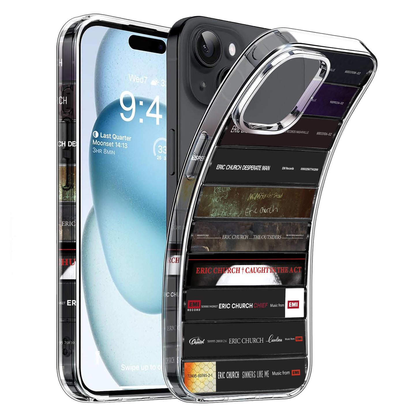 Eric Church Albums Cassette Collection Retro Phone Case