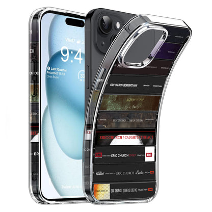 Eric Church Albums Cassette Collection Retro Phone Case
