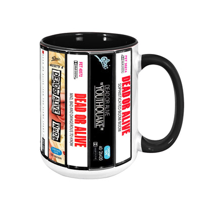Dead or Alive Albums Cassette Collection Retro Accent Mug
