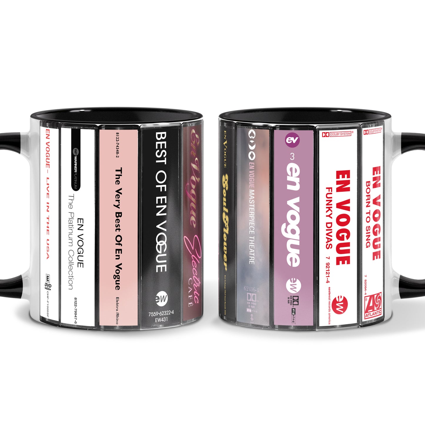 En Vogue Albums Cassette Collection Retro Accent Mug