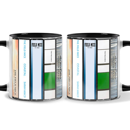 The Field Mice Albums Cassette Collection Retro Accent Mug