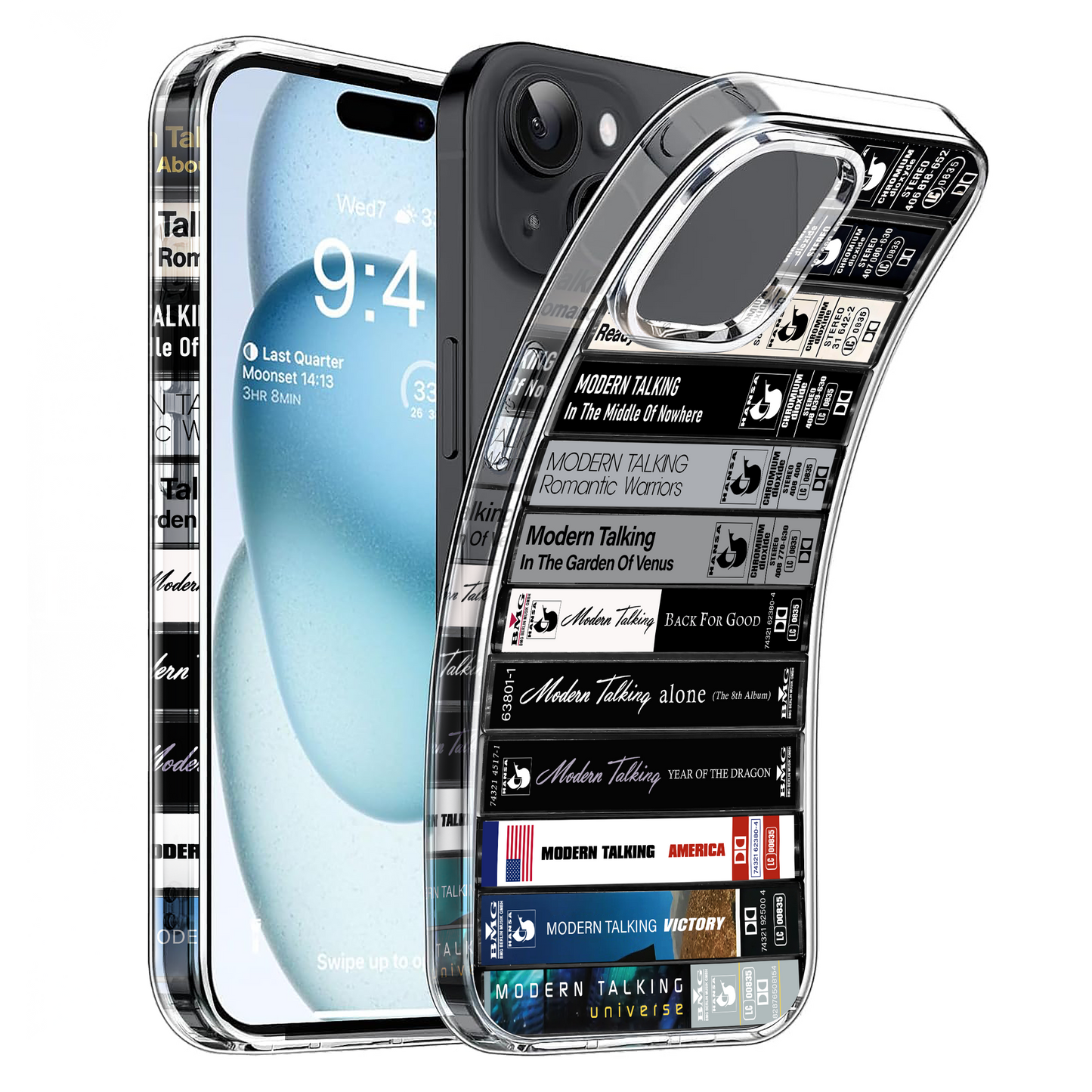 Modern Talking Albums Cassette Collection Retro Phone Case