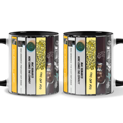 Mac DeMarco Albums Cassette Collection Retro Accent Mug