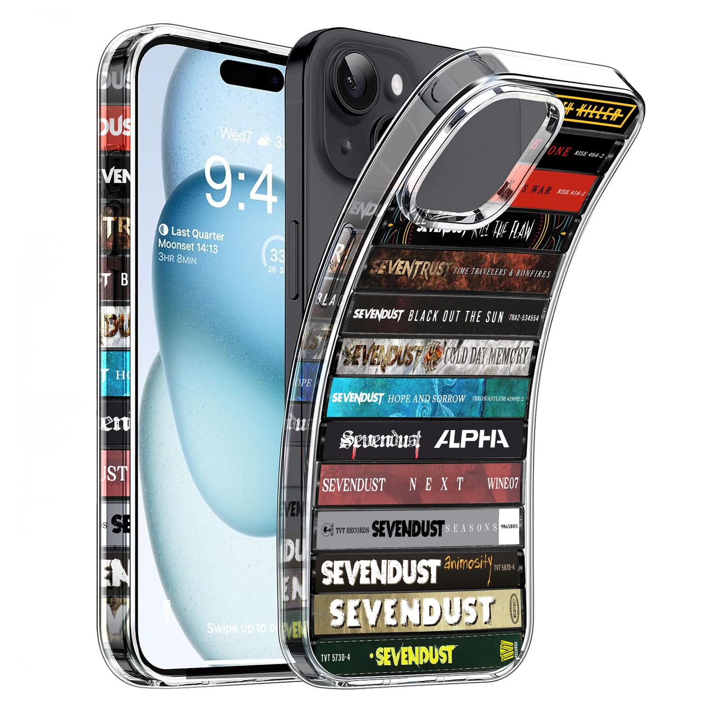 Sevendust Albums Cassette Collection Retro Phone Case