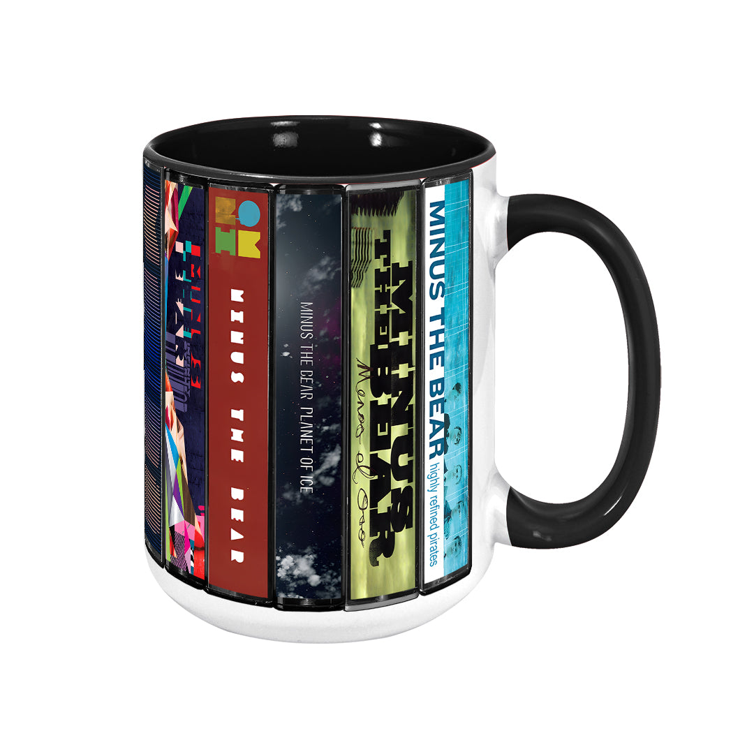 Minus the Bear Albums Cassette Collection Retro Accent Mug