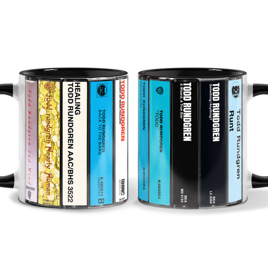Todd Rundgren Albums Cassette Collection Retro Accent Mug