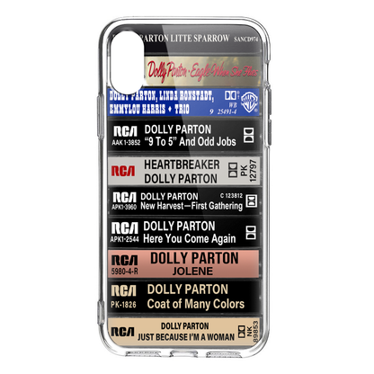 Dolly Parton Albums Cassette Collection Retro Phone Case