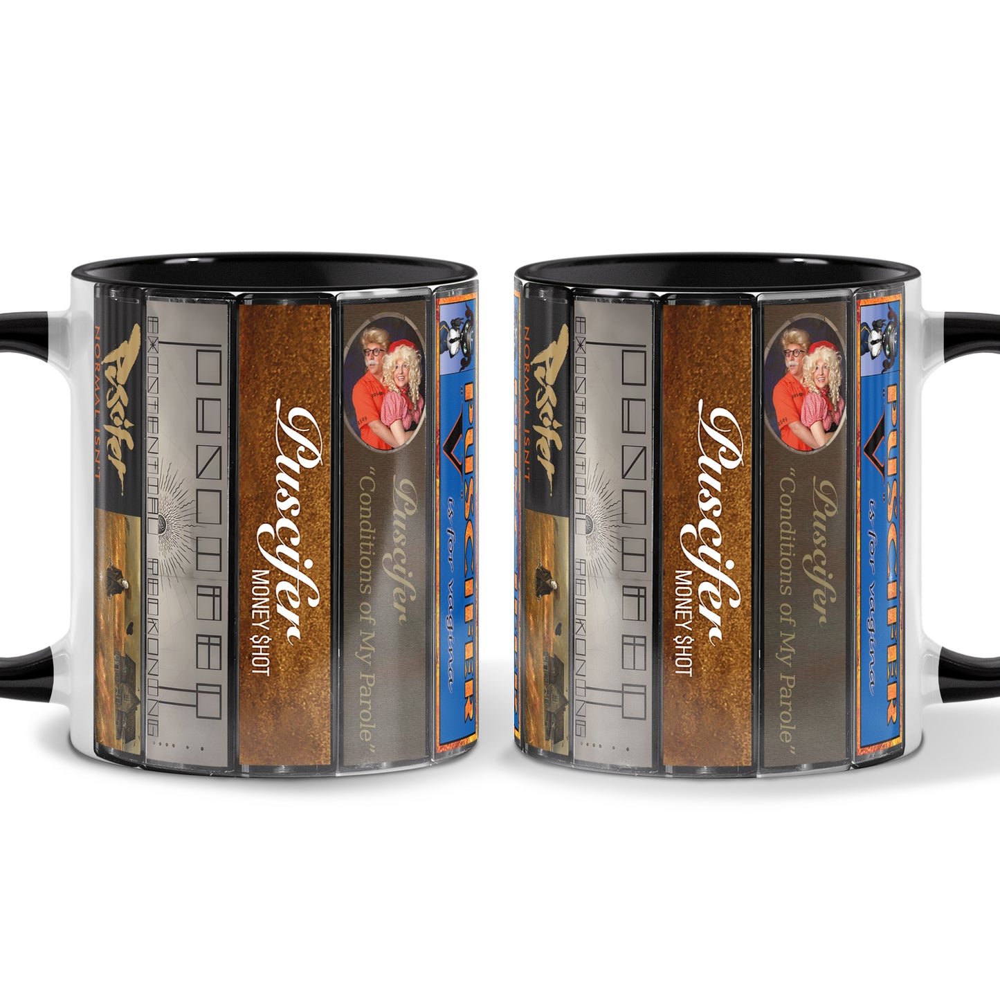 Puscifer Albums Cassette Collection Retro Accent Mug