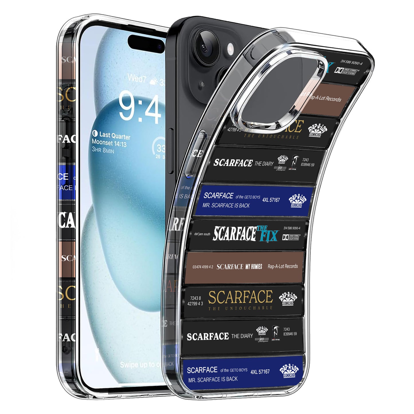 Scarface Albums Cassette Collection Retro Phone Case