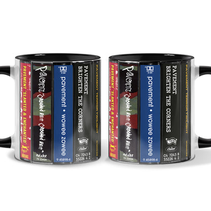 Pavement Albums Cassette Collection Retro Accent Mug