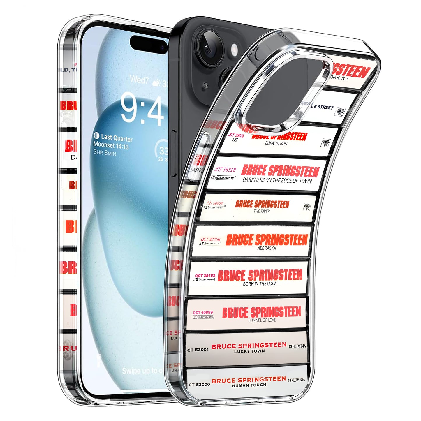 Bruce Springsteen Albums Cassette Collection Retro Phone Case