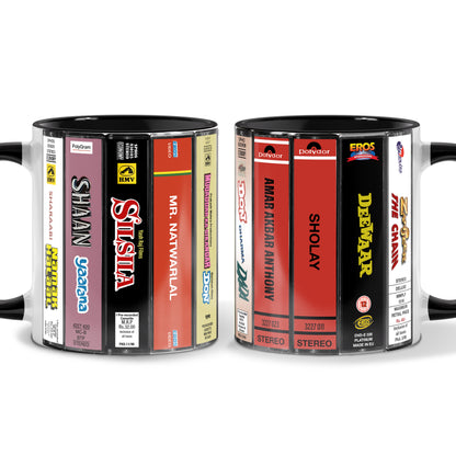 Bollywood Movie Collection Retro Accent Mug