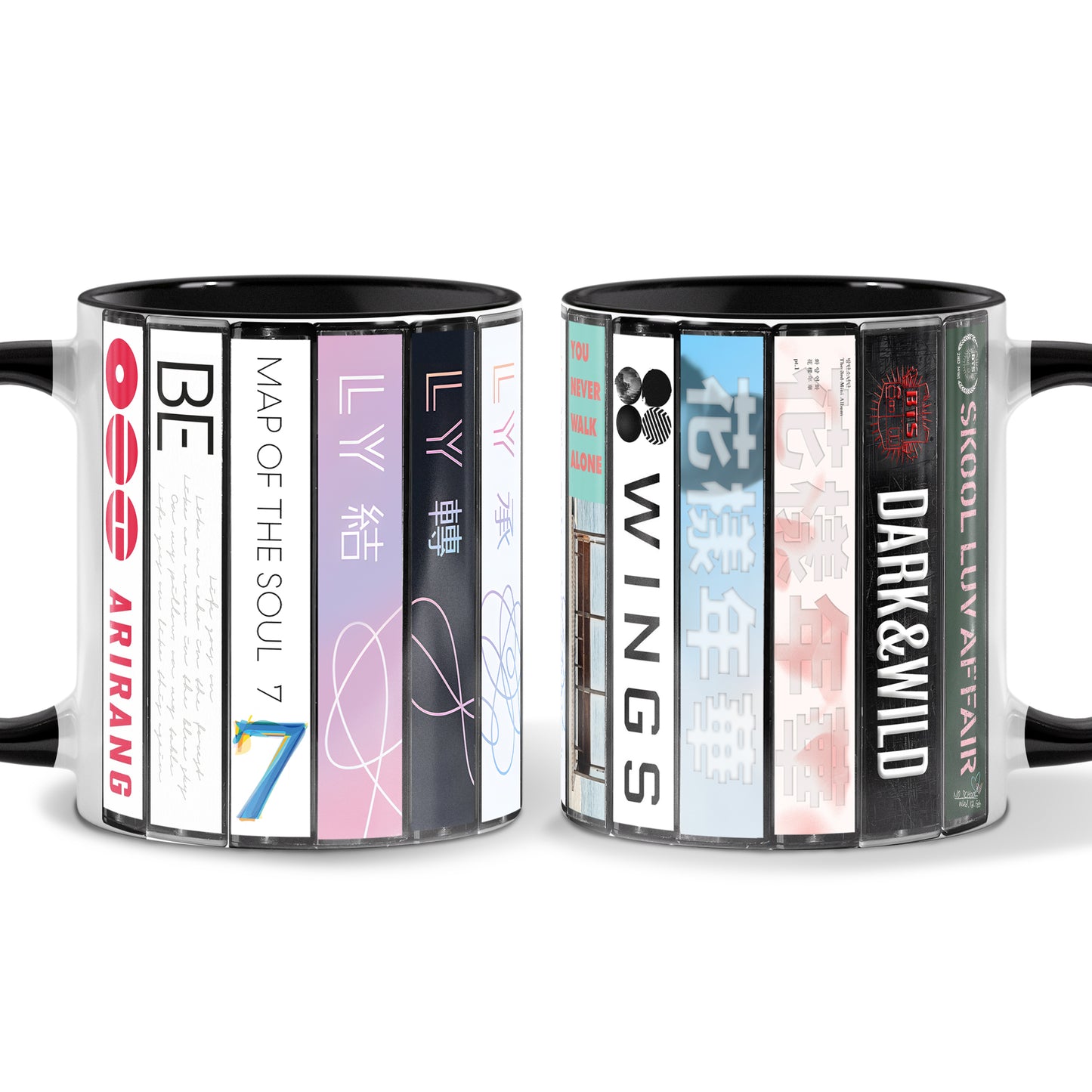 BTS Albums Collection Accent Mug