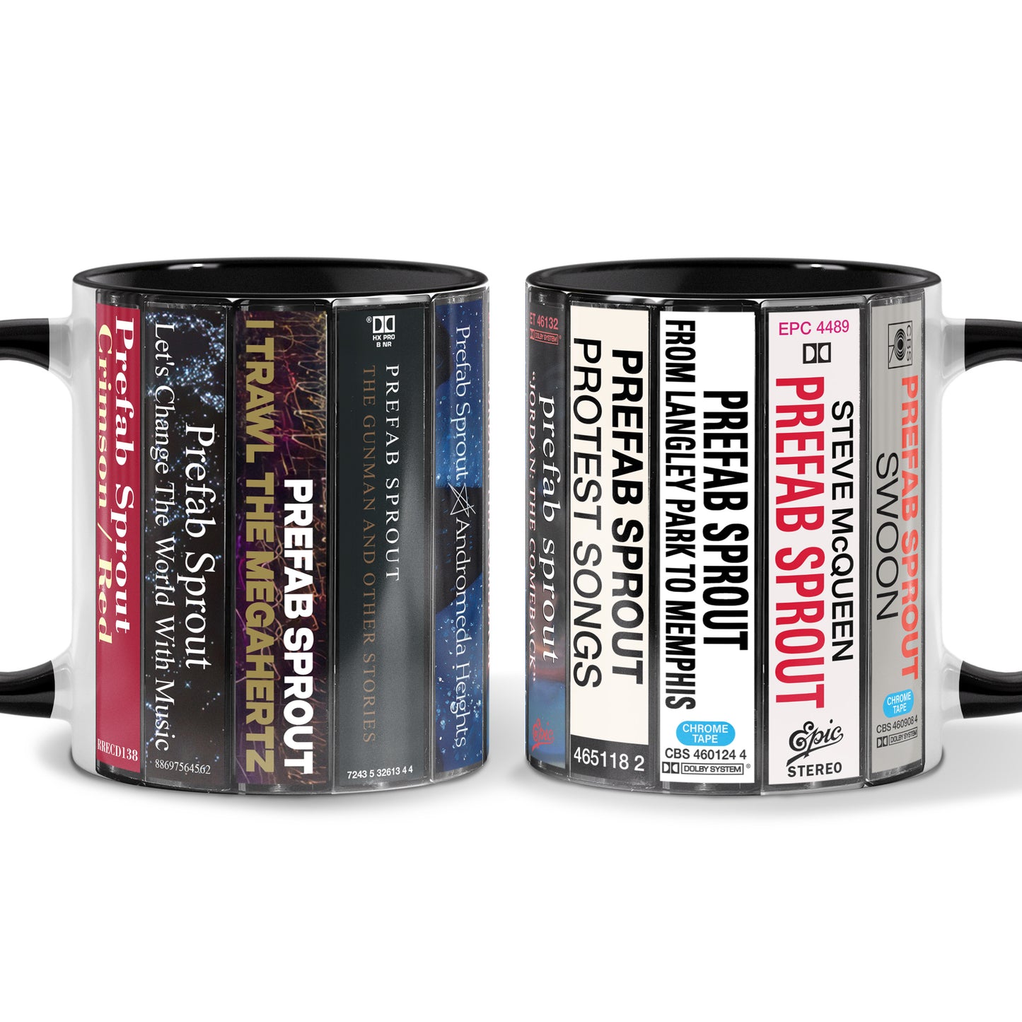 Prefab Sprout Albums Cassette Collection Retro Accent Mug