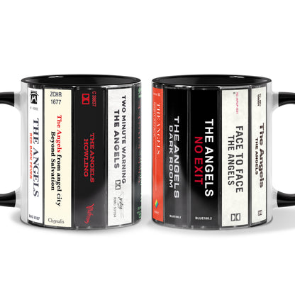 The Angels Albums Cassette Collection Retro Accent Mug