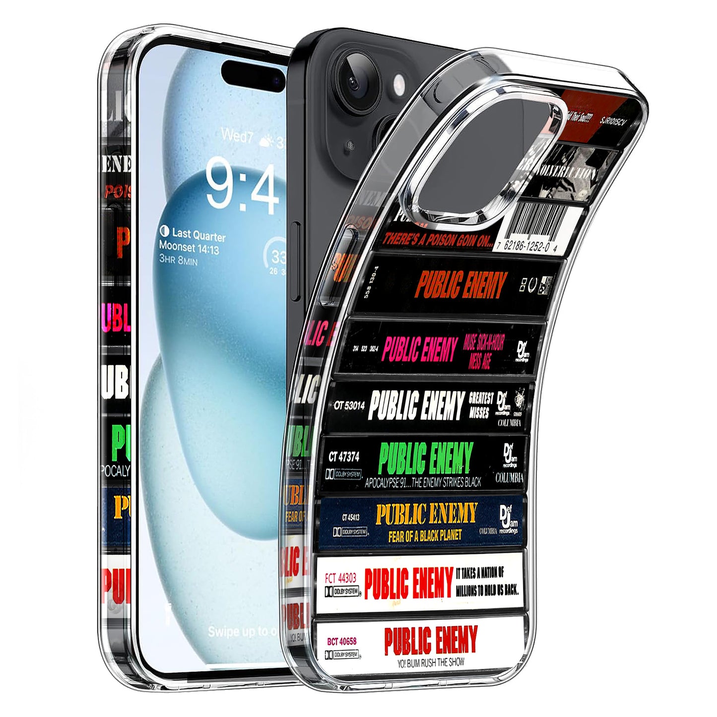 Public Enemy Albums Cassette Collection Retro Phone Case