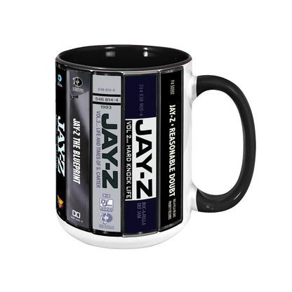 JayZ Albums Cassette Collection Retro Accent Mug