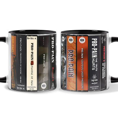 Pro-Pain Albums Cassette Collection Retro Accent Mug