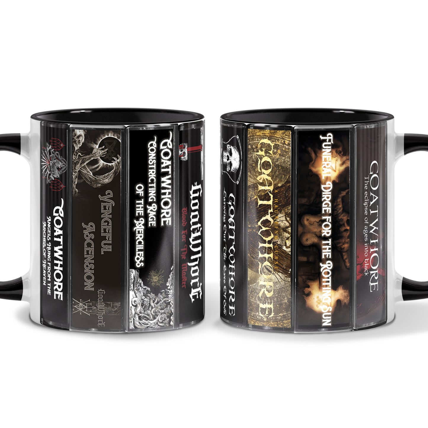 Goatwhore Albums Cassette Collection Retro Accent Mug