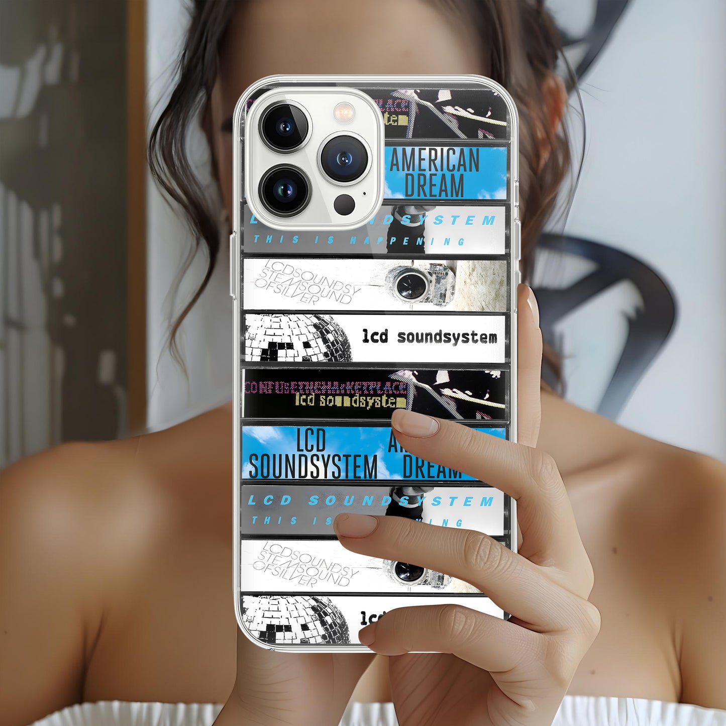 LCD Soundsystem Albums Cassette Collection Retro Phone Case