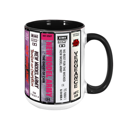 New Model Army Albums Cassette Retro Collection Accent Mug