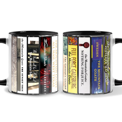 The Mountain Goats Albums Cassette Collection Retro Accent Mug