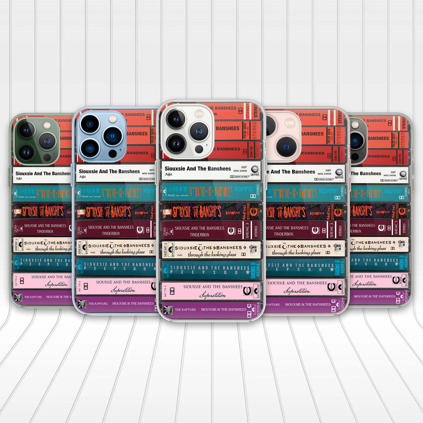 Siouxsie and the Banshees Albums Cassette Collection Retro Phone Case