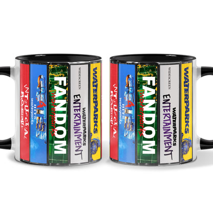 Waterparks Albums Cassette Collection Retro Accent Mug