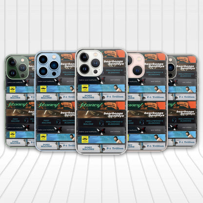 Post Malone Albums Cassette Collection Retro Phone Case