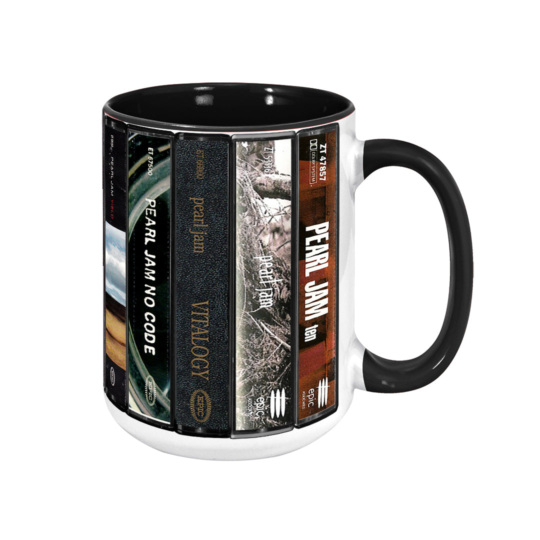 PJ Albums Cassette Retro Collection Accent Mug