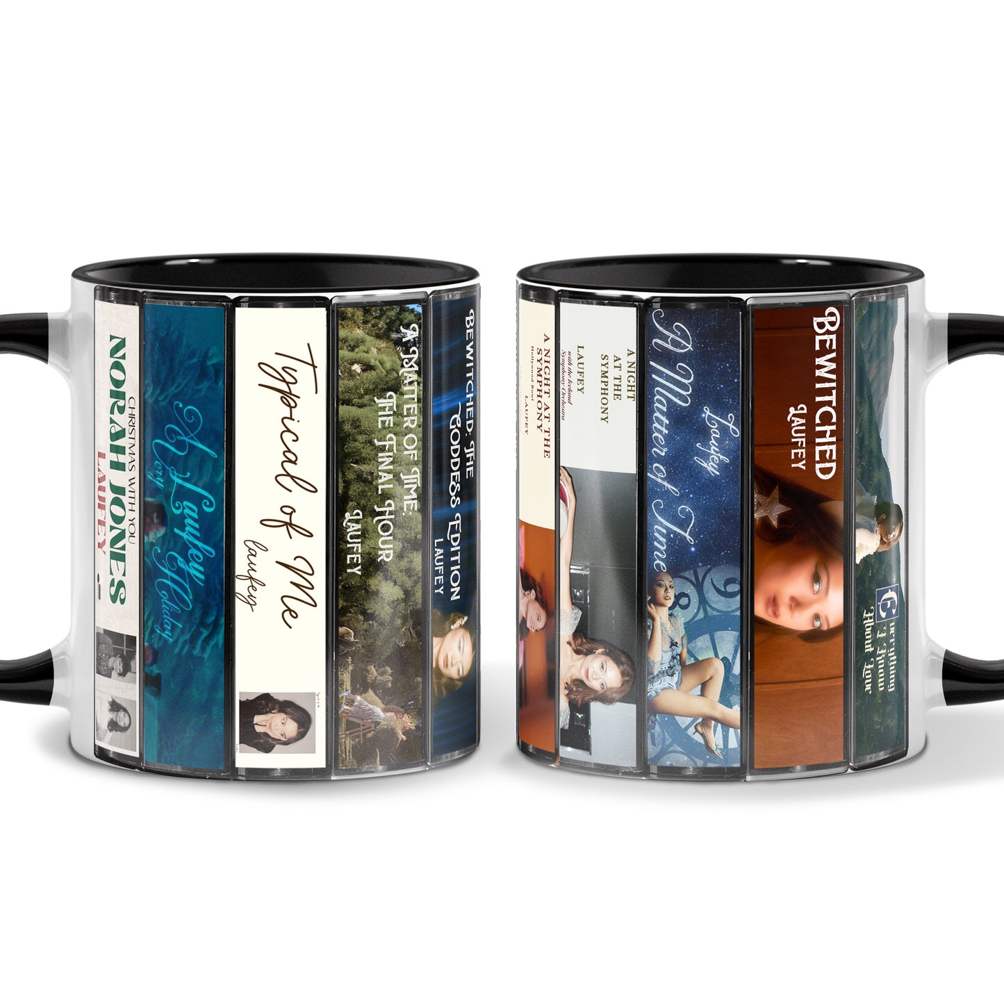 Laufey Albums Cassette Collection Retro Accent Mug
