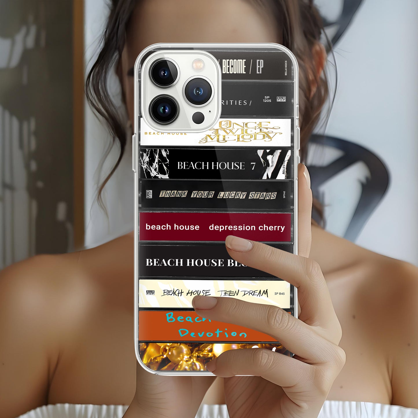 Beach House Albums Cassette Collection Retro Phone Case