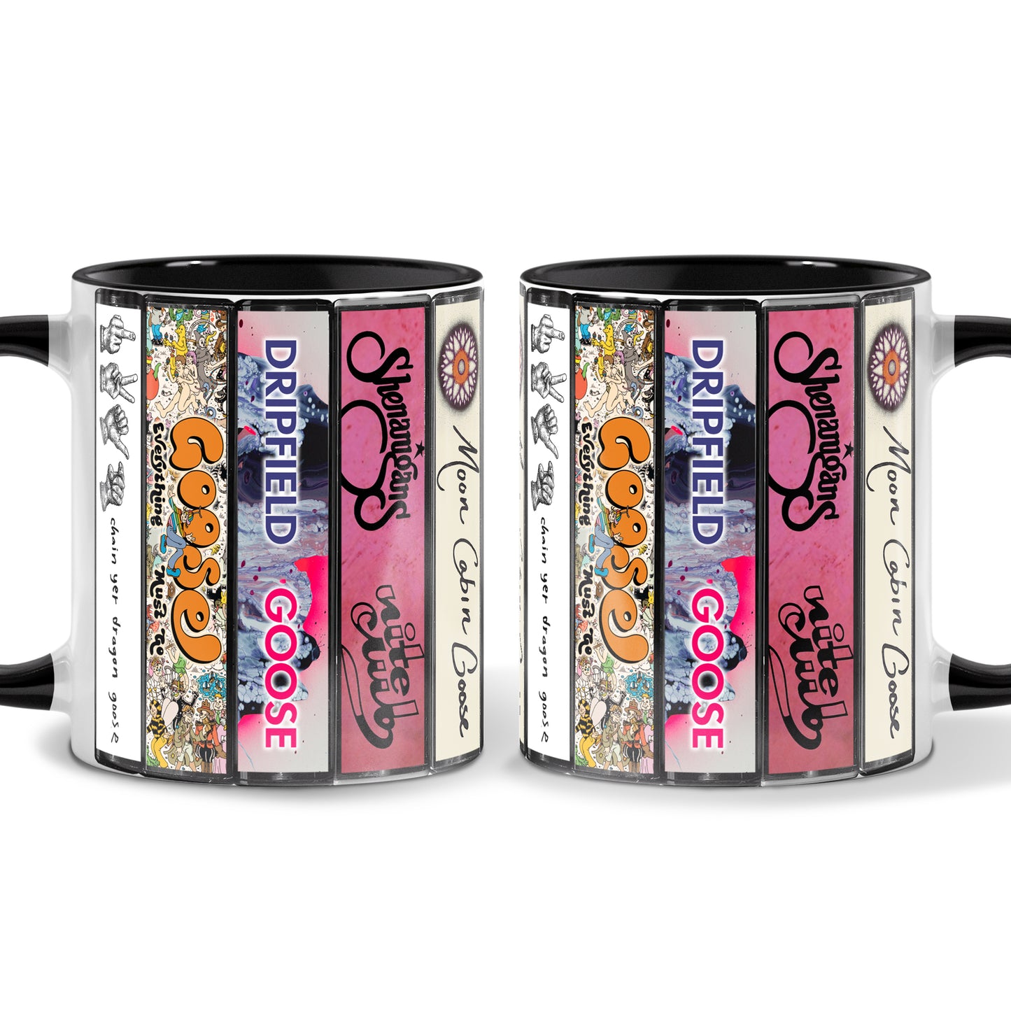 Goose Albums Cassette Collection Retro Accent Mug