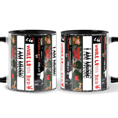 Playboi Carti Albums Cassette Collection Retro Accent Mug