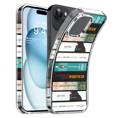 Jacob Dylan Albums Cassette Collection Retro Phone Case