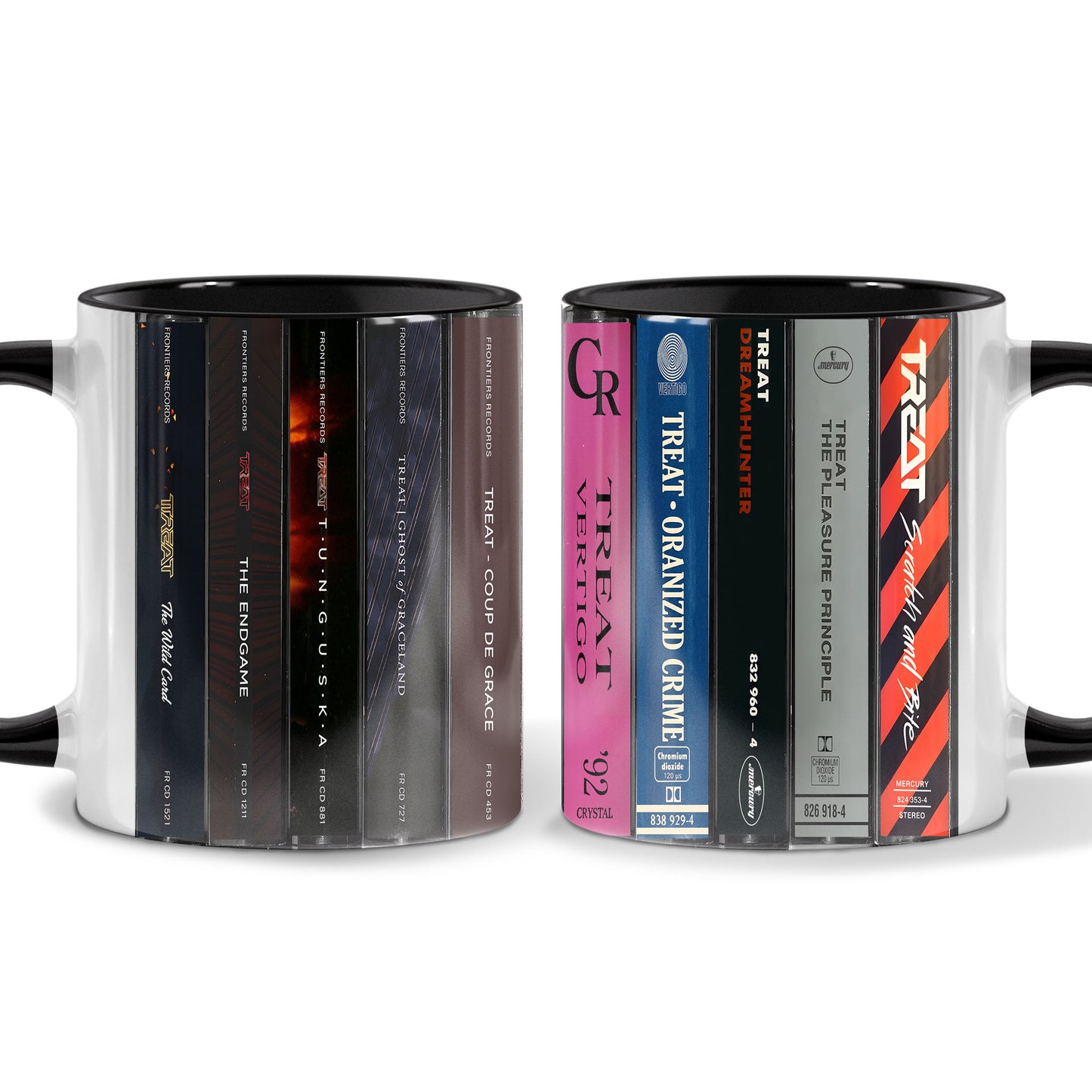 Treat Albums Cassette Collection Retro Accent Mug