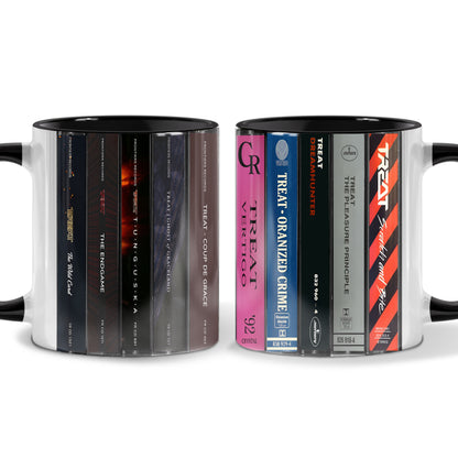 Treat Albums Cassette Collection Retro Accent Mug