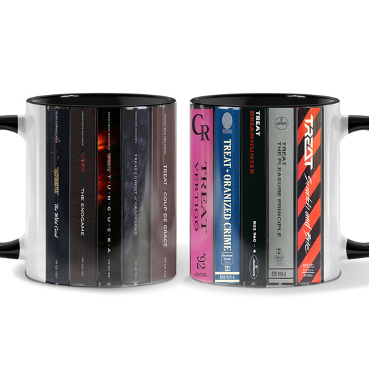 Treat Albums Cassette Collection Retro Accent Mug