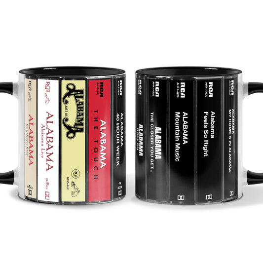 Alabama Albums Cassette Collection Retro Accent Mug