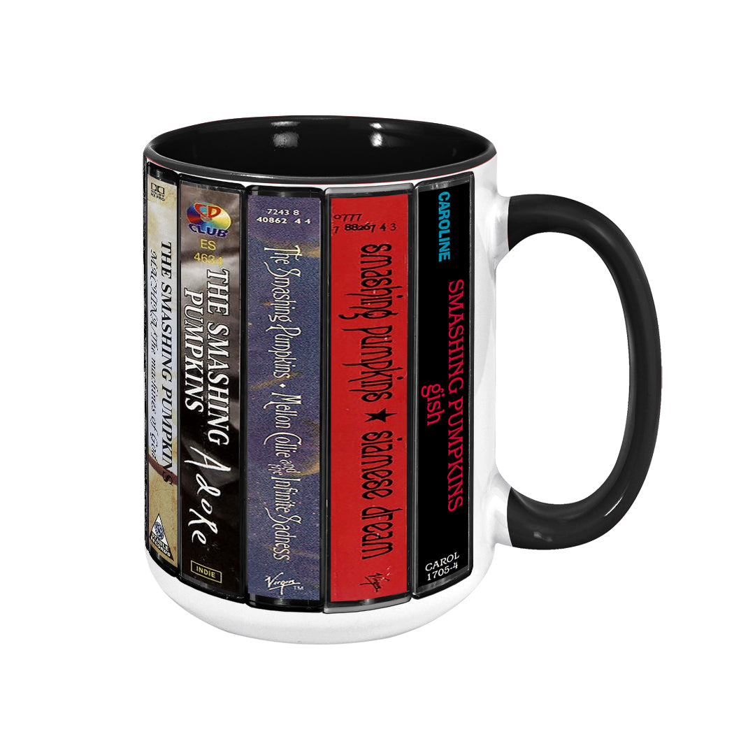 The Smashing Pumpkins Albums Cassette Retro Accent Mug