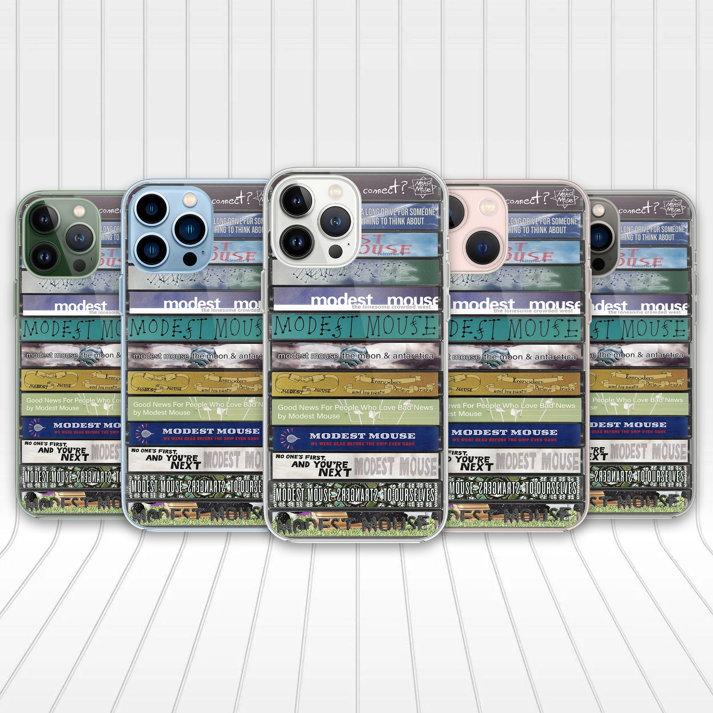 Modest Mouse Albums Cassette Collection Retro Phone Case