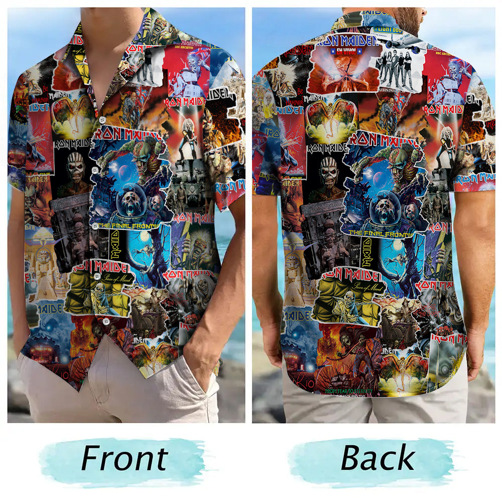 IM Albums Covers Collage Unisex Hawaiian Shirt