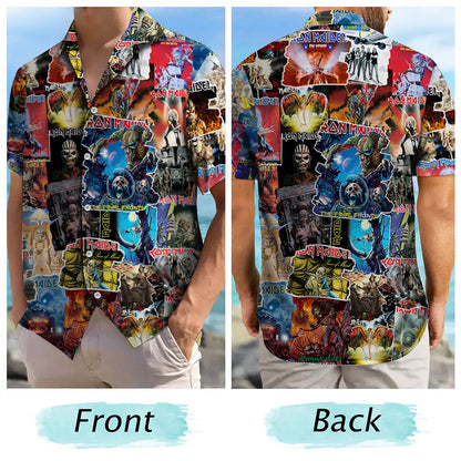 IM Albums Covers Collage Unisex Hawaiian Shirt